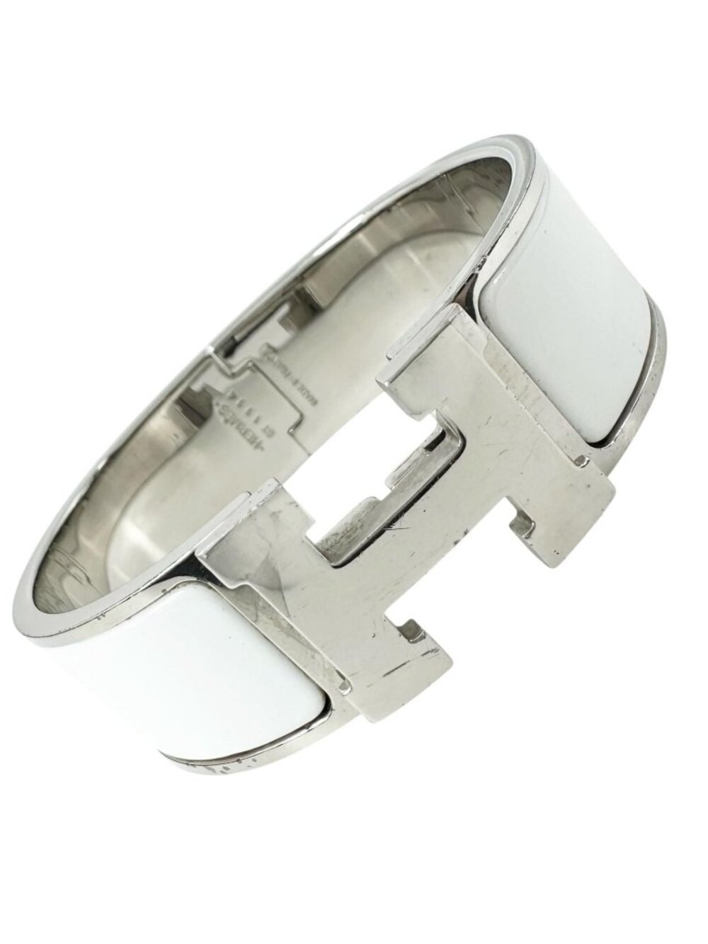 Hermes Clic Clac Bracelet Silver